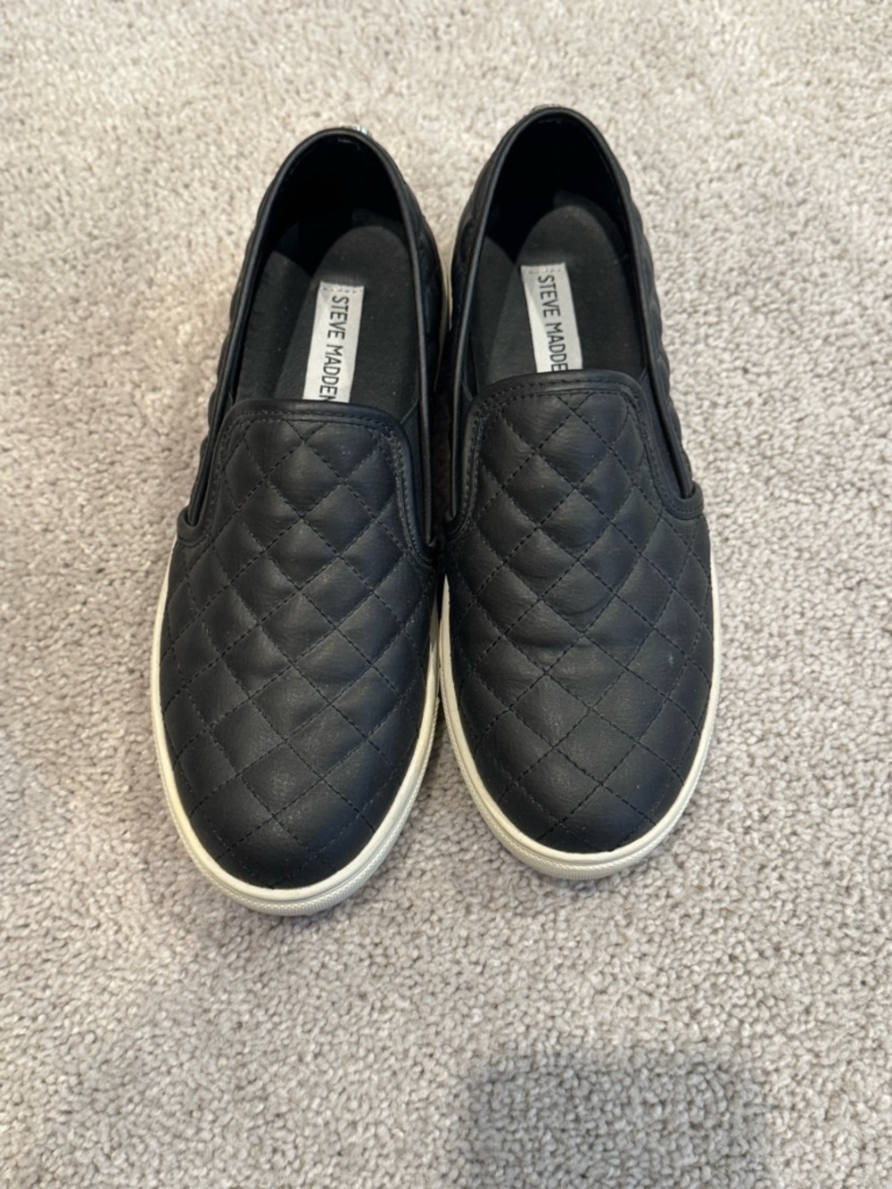 women’s steve madden black shoes size 8